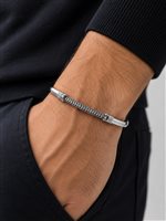 Pulsera Cianfrone Gioielli Hombre in Oro Diamante Black 0.17 Ct BROR-47-198 - BROR-47-198